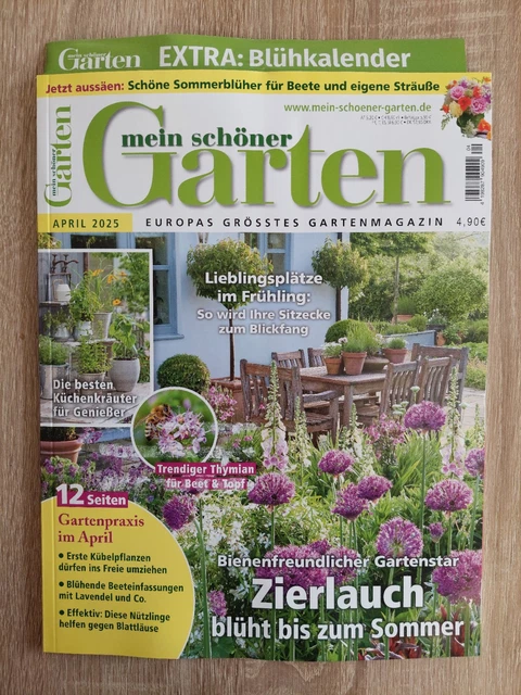 MEIN SCHÖNER GARTEN 04/2025 April 2025. NEUER VKHEFTPREIS 4,90